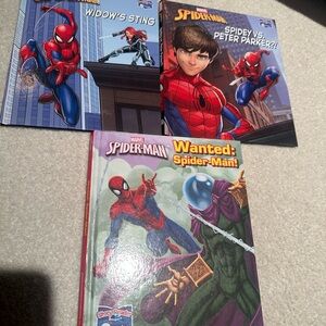 Marvel Spider-Man Adventure Book Trio